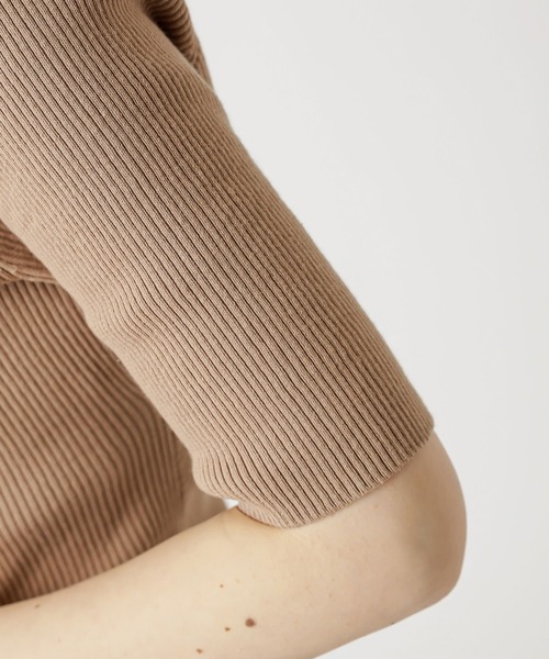 mystic（ミスティック）の「クロスリブニットプルオーバー（ニット/セーター・レディース・ブラック/ピンク/キャメル・FREE）」の10枚目の写真