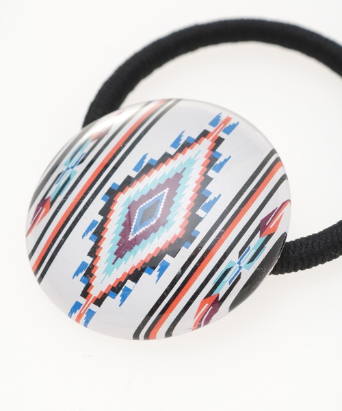 チャイハネ（チャイハネ）の「【チャイハネ】ネイティブ柄ガラスヘアゴム（ヘアゴム・レディース・その他1/その他2/その他3/その他4/その他5・FREE）」の7枚目の写真