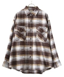 GOLD | GOLD / ゴールド：SLUB NEL CHECK BIG POCKET WORK SHIRT：GL28481[MUS](シャツ/ブラウス)