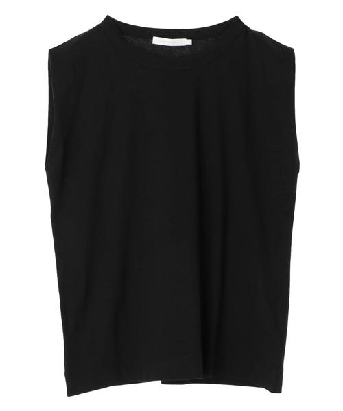 AMERICAN HOLIC(アメリカンホリック)の「ショルダータックフレンチスリーブカットプルオーバー〇 *(Tシャツ/カットソー・レディース・ブラック/ブラウン/オフホワイト/キャメル・M/L)」の14枚目の写真