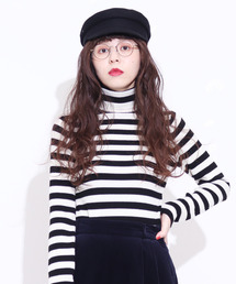CHILD WOMAN | Extrafine merino wool 12GGリブタートル(ニット/セーター)