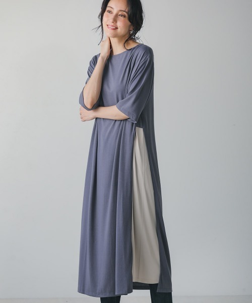 Bou Jeloud ブージュルード の サイドスリットインナーセットワンピース ワンピース Wear