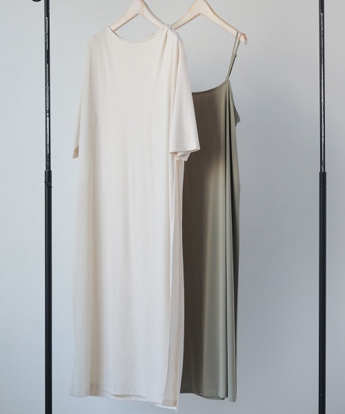 Bou Jeloud(ブージュルード)の「サイドスリットインナーセットワンピース(ワンピース・レディース・オフホワイト/ブルー・38)」の11枚目の写真