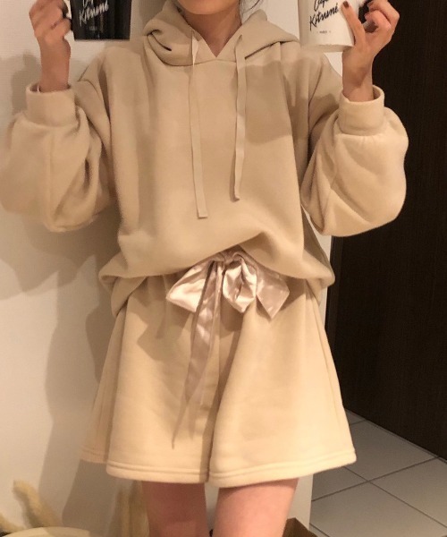 【 ⭕️】nekomimiパーカー&ショートパンツセット 新品未使用✨️ ネコ耳 ショート丈ZIPパーカー | VOLCAN&APHRODITE