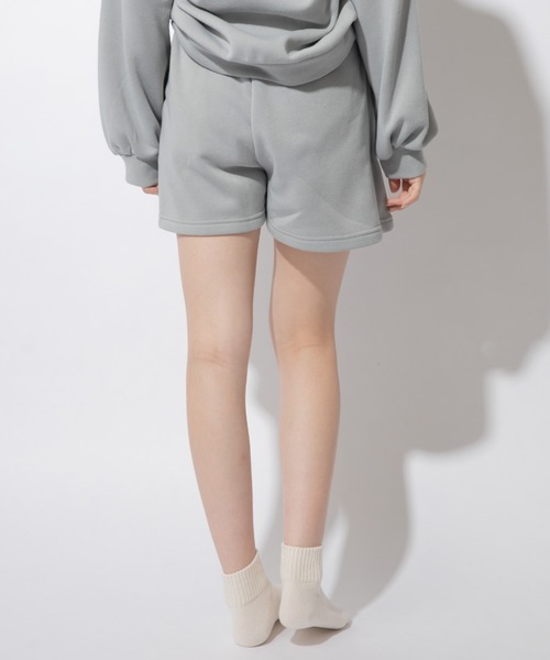 Mysa&Liina（ミーサリーナ）の「パーカー＋ショートパンツSETUP（ルームウェア/パジャマ・レディース・ベージュ/サックスブルー/グリーン/ラベンダー/ピンク/オフホワイト/ブラック/ブラウン/ピンクベージュ・M/L）」の19枚目の写真