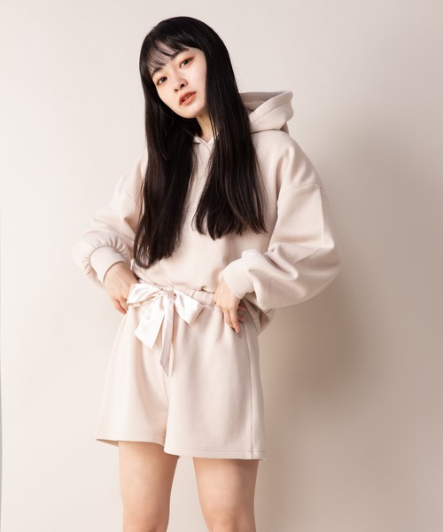 【 ⭕️】nekomimiパーカー&ショートパンツセット 新品未使用✨️ ねこみみショート丈パーカー– A AM STUDIO