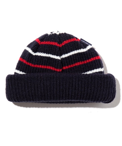 APPLEBUM(アップルバム)の「Reversible Knit Cap(ニットキャップ/ビーニー・メンズ・ネイビー・FREE)」の9枚目の写真