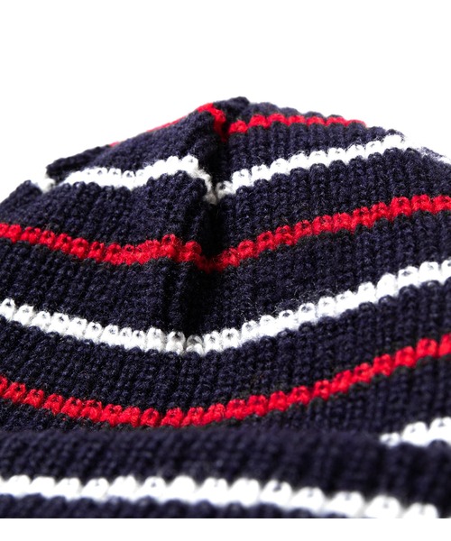 APPLEBUM(アップルバム)の「Reversible Knit Cap(ニットキャップ/ビーニー・メンズ・ネイビー・FREE)」の8枚目の写真