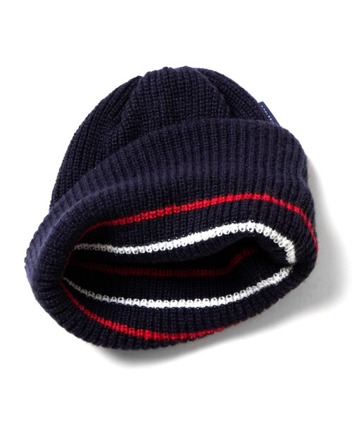 APPLEBUM(アップルバム)の「Reversible Knit Cap(ニットキャップ/ビーニー・メンズ・ネイビー・FREE)」の4枚目の写真