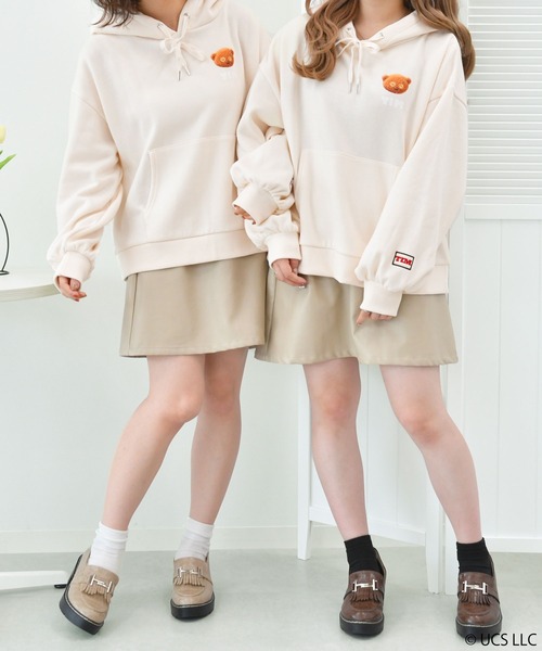 PairPair（ペアペア）の「ミミ付きティムフーディー（パーカー・レディース・ベージュ/アイボリー・FREE）」の6枚目の写真