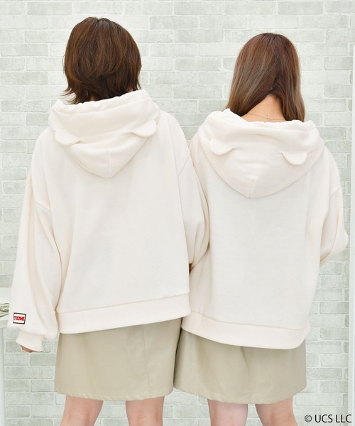 PairPair（ペアペア）の「ミミ付きティムフーディー（パーカー・レディース・ベージュ/アイボリー・FREE）」の22枚目の写真