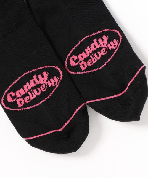Candy Stripper（キャンディストリッパー）の「SUNNY CANDY SOCKS（ソックス/靴下・レディース・ライム/パープル/ブラック・FREE）」の5枚目の写真