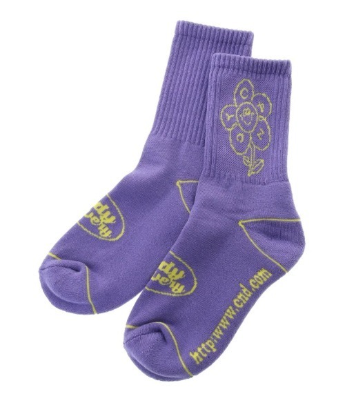 Candy Stripper（キャンディストリッパー）の「SUNNY CANDY SOCKS（ソックス/靴下・レディース・ライム/パープル/ブラック・FREE）」の3枚目の写真