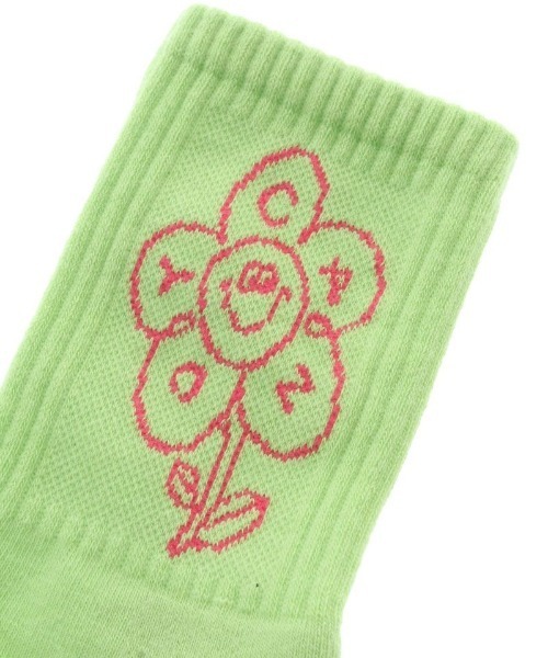 Candy Stripper（キャンディストリッパー）の「SUNNY CANDY SOCKS（ソックス/靴下・レディース・ライム/パープル/ブラック・FREE）」の4枚目の写真