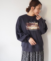 Toyome（トヨミー）の「絵画プリントオーバーサイズ裏起毛スウェット（スウェット）」