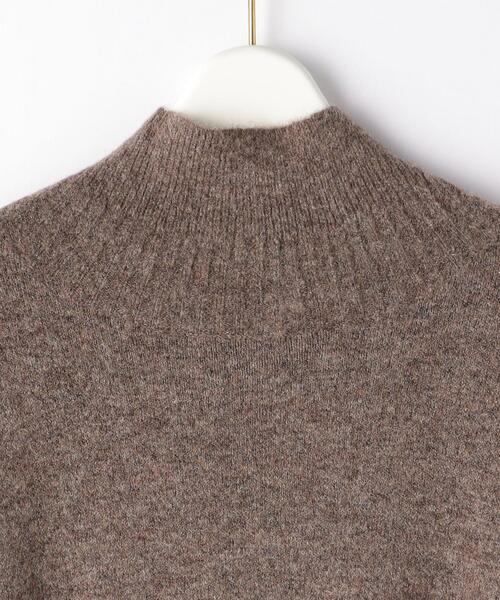 green label relaxing（グリーンレーベルリラクシング）の「CFC ボリューム スリーブ ボトル ネック ワンピース（ワンピース・レディース・ダークグレー/ベージュ/モカ・FREE）」の4枚目の写真