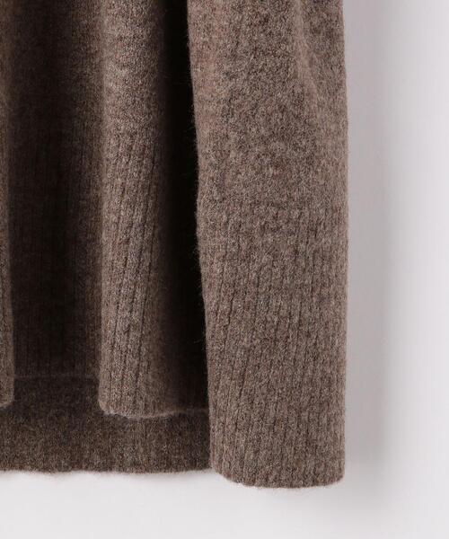 green label relaxing（グリーンレーベルリラクシング）の「CFC ボリューム スリーブ ボトル ネック ワンピース（ワンピース・レディース・ダークグレー/ベージュ/モカ・FREE）」の17枚目の写真