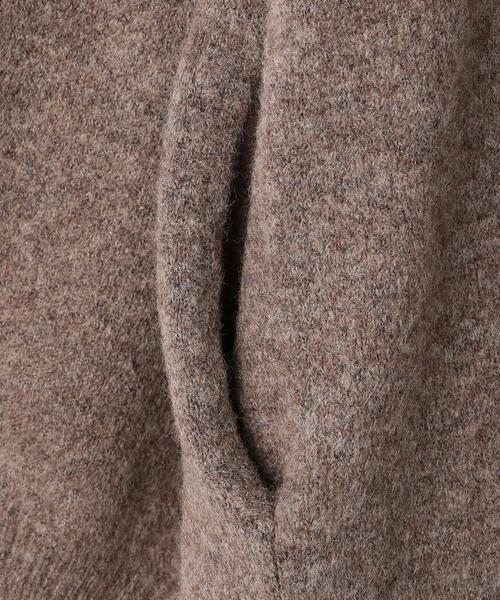 green label relaxing（グリーンレーベルリラクシング）の「CFC ボリューム スリーブ ボトル ネック ワンピース（ワンピース・レディース・ダークグレー/ベージュ/モカ・FREE）」の18枚目の写真