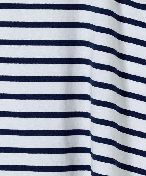 Le Minor(ルミノア)の「【SHIPS any別注】Le minor: ボーダー TEE◇(Tシャツ/カットソー・レディース・チャコールグレー/ネイビー/ピンク/グリーン・ONE SIZE)」の18枚目の写真