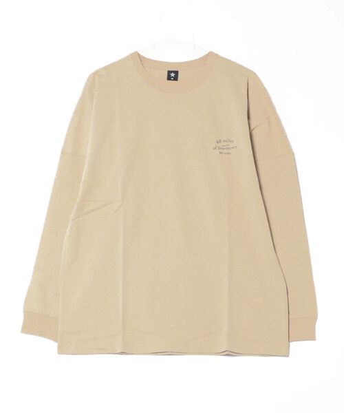 NO WAY(ノーウェイ)の「/バックプリントドルマンスリーブTシャツ/(Tシャツ/カットソー・メンズ・ホワイト/ブラック/ベージュ・MEDIUM/LARGE)」の3枚目の写真