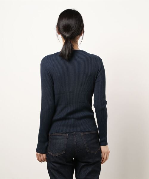 PICCIN（ピッチン）の「ヘンリーネックニット（ニット/セーター・レディース・チャコールグレー/ブラック/ベージュ・M）」の20枚目の写真