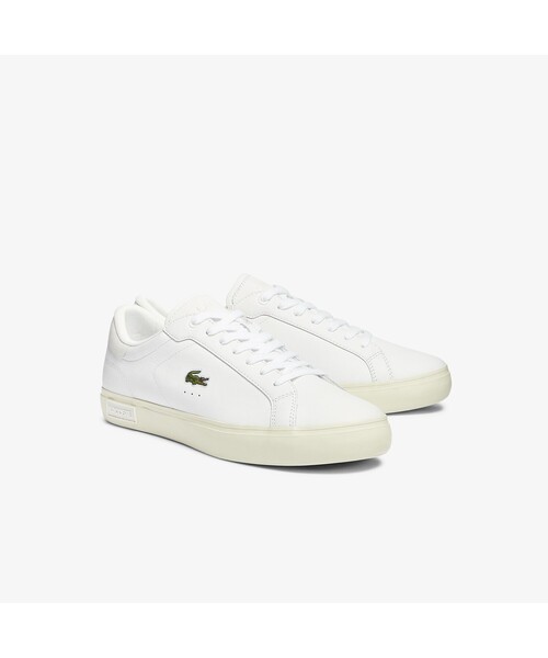 LACOSTE(ラコステ)の「メンズ POWERCOURT 0721 1(スニーカー・メンズ・ホワイト/ホワイト×グリーン/ホワイト×ピンク・25.5cm/26.5cm/28.5cm/25.0cm/26.0cm/27.0cm/28.0cm)」の13枚目の写真