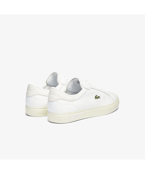 LACOSTE(ラコステ)の「メンズ POWERCOURT 0721 1(スニーカー・メンズ・ホワイト/ホワイト×グリーン/ホワイト×ピンク・25.5cm/26.5cm/28.5cm/25.0cm/26.0cm/27.0cm/28.0cm)」の6枚目の写真