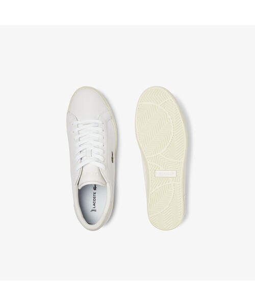 LACOSTE(ラコステ)の「メンズ POWERCOURT 0721 1(スニーカー・メンズ・ホワイト/ホワイト×グリーン/ホワイト×ピンク・25.5cm/26.5cm/28.5cm/25.0cm/26.0cm/27.0cm/28.0cm)」の12枚目の写真
