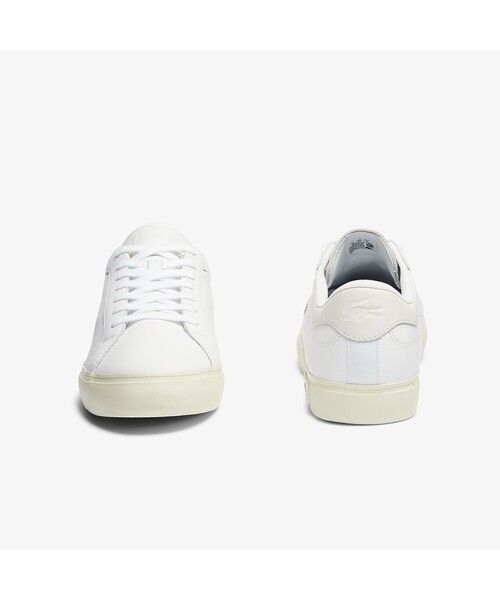 LACOSTE(ラコステ)の「メンズ POWERCOURT 0721 1(スニーカー・メンズ・ホワイト/ホワイト×グリーン/ホワイト×ピンク・25.5cm/26.5cm/28.5cm/25.0cm/26.0cm/27.0cm/28.0cm)」の9枚目の写真