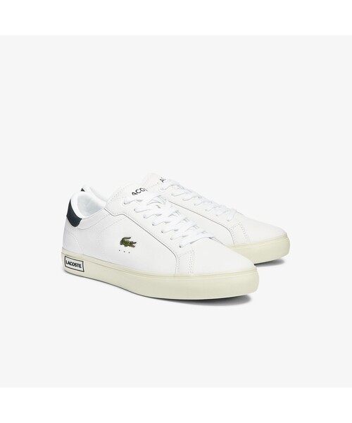 LACOSTE(ラコステ)の「メンズ POWERCOURT 0721 1(スニーカー・メンズ・ホワイト/ホワイト×グリーン/ホワイト×ピンク・25.5cm/26.5cm/28.5cm/25.0cm/26.0cm/27.0cm/28.0cm)」の11枚目の写真