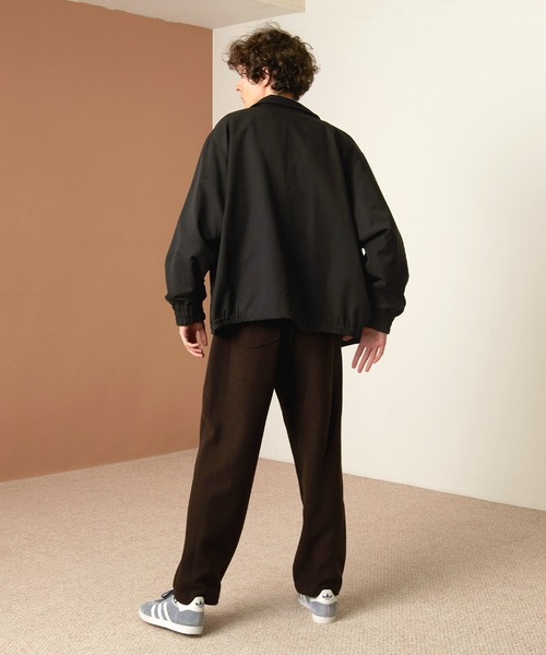EMMA CLOTHES(エマクローズ)の「TRストレッチ オーバーサイズ ルーズスリーブ ブルゾン【EMMA CLOTHES/エマクローズ】(ブルゾン・メンズ・ブラック/スモークグレー/ブルー系その他/チャコール/ブラウン系その他/ベージュ系その他・FREE)」の12枚目の写真