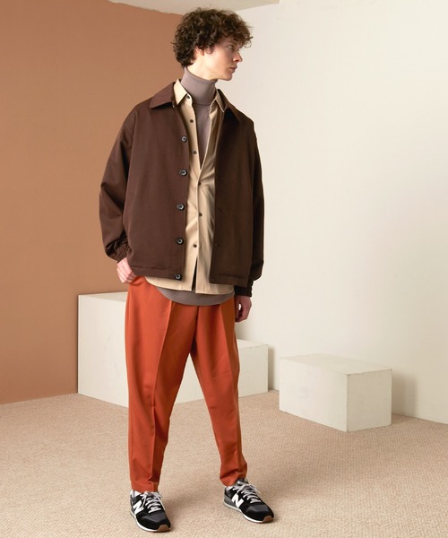 EMMA CLOTHES(エマクローズ)の「TRストレッチ オーバーサイズ ルーズスリーブ ブルゾン【EMMA CLOTHES/エマクローズ】(ブルゾン・メンズ・ブラック/スモークグレー/ブルー系その他/チャコール/ブラウン系その他/ベージュ系その他・FREE)」の21枚目の写真