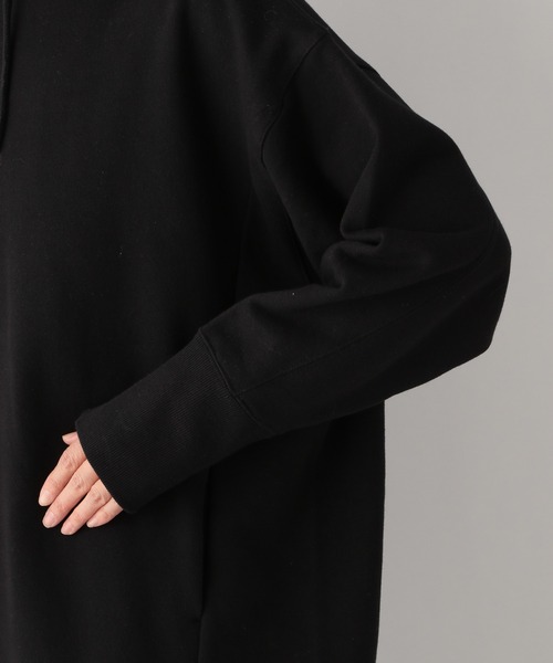 LEPSIM（レプシィム）の「軽やかチュニックパーカー 932959（パーカー・レディース・ブラック/キャメル/グレイッシュベージュ・FREE）」の11枚目の写真