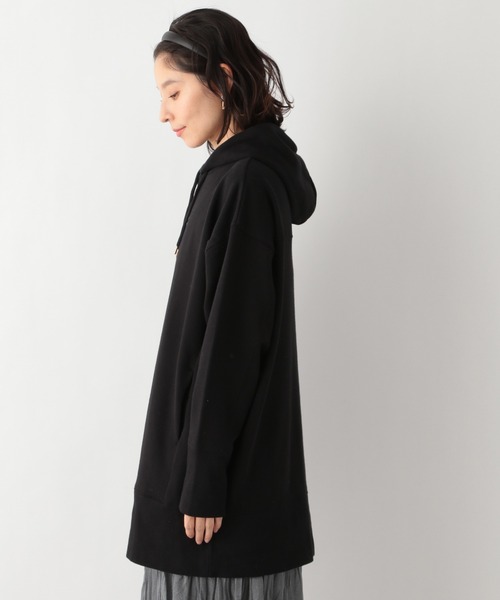 LEPSIM（レプシィム）の「軽やかチュニックパーカー 932959（パーカー・レディース・ブラック/キャメル/グレイッシュベージュ・FREE）」の8枚目の写真