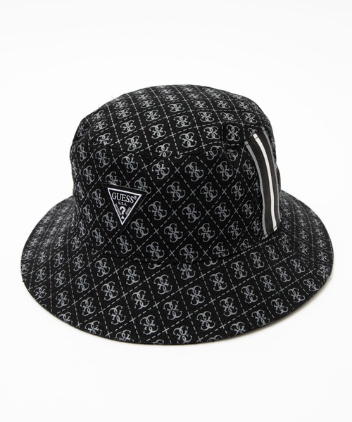 Guess（ゲス）の「WEGO/GS MONOGRAM BUCKET HAT（ハット・メンズ・グレー/ブラック・FREE）」の4枚目の写真