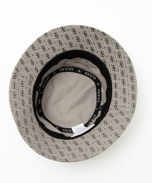 Guess（ゲス）の「WEGO/GS MONOGRAM BUCKET HAT（ハット・メンズ・グレー/ブラック・FREE）」の8枚目の写真