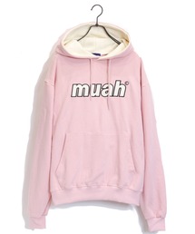 muahmuah | MUAHMUAH-ロゴ切替プルパーカー/ムアムア(パーカー)