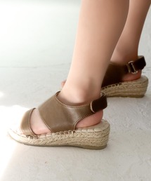 SOROTTO（ソロット）の「【ママとお揃い】斜めストラップのジュートサンダル（サンダル・キッズ）」