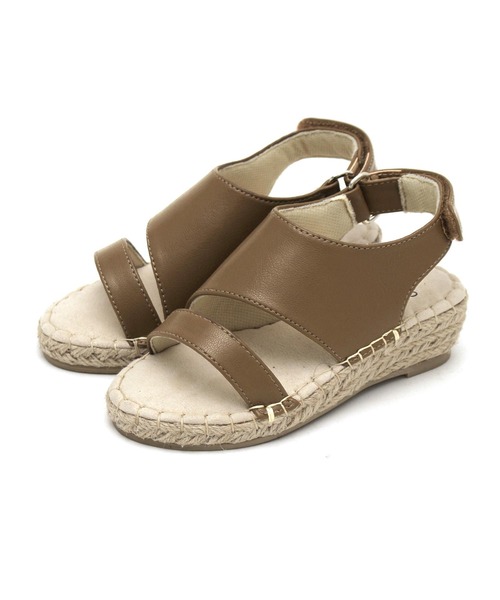 SOROTTO(ソロット)の「【ママとお揃い】斜めストラップのジュートサンダル(サンダル・キッズ・ホワイト/ブラック/モカ/ピンク系その他・22.0cm/16.0cm/17.0cm/18.0cm/19.0cm/20.0cm/21.0cm)」の9枚目の写真