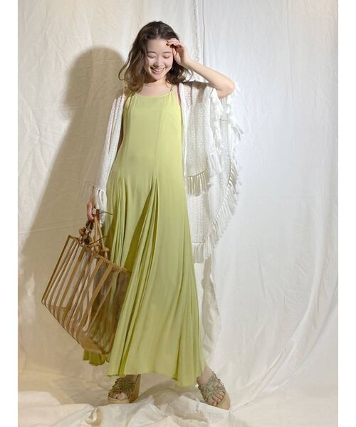 セール レーヨンジョーゼットロングキャミワンピース ワンピース Mercuryduo マーキュリーデュオ のファッション通販 Zozotown