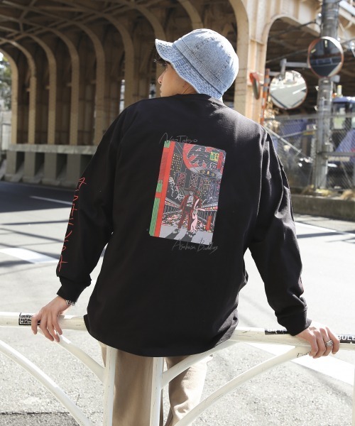 RAGEBLUE(レイジブルー)の「【KANA SUZUKI】コラボプリントロンT/935577(Tシャツ/カットソー・メンズ・ホワイト/ブラック/グレー/オレンジ/グリーン系その他・SMALL/MEDIUM/LARGE)」の18枚目の写真