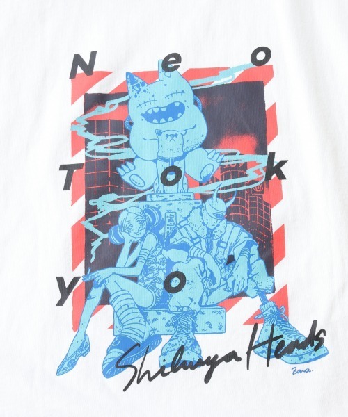 RAGEBLUE(レイジブルー)の「【KANA SUZUKI】コラボプリントロンT/935577(Tシャツ/カットソー・メンズ・ホワイト/ブラック/グレー/オレンジ/グリーン系その他・SMALL/MEDIUM/LARGE)」の10枚目の写真