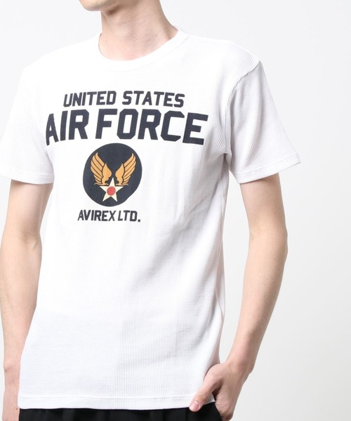 セール Avirex エアフォースワッフルｔシャツ Tシャツ カットソー Avirex アヴィレックス のファッション通販 Zozotown