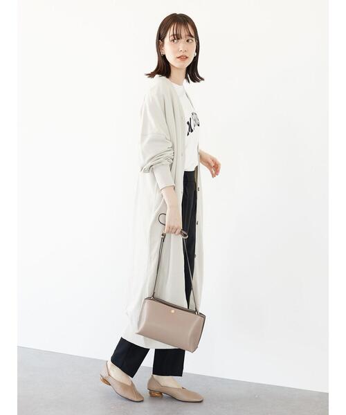 Green Parks(グリーンパークス)の「アーチロゴPtプルオーバー*(Tシャツ/カットソー・レディース・ライトグレー/ブラック/ネイビー/オフホワイト・FREE)」の21枚目の写真