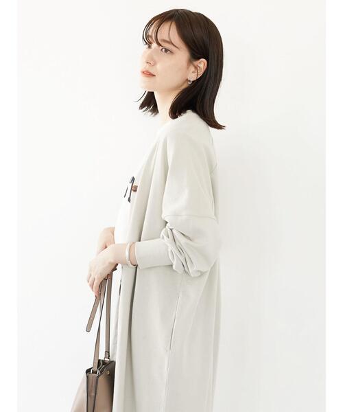 Green Parks(グリーンパークス)の「アーチロゴPtプルオーバー*(Tシャツ/カットソー・レディース・ライトグレー/ブラック/ネイビー/オフホワイト・FREE)」の19枚目の写真