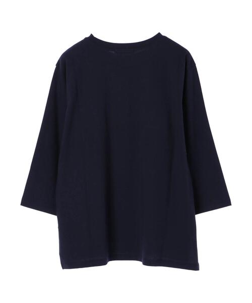 Green Parks(グリーンパークス)の「アーチロゴPtプルオーバー*(Tシャツ/カットソー・レディース・ライトグレー/ブラック/ネイビー/オフホワイト・FREE)」の15枚目の写真