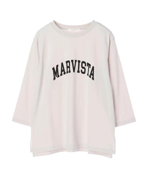 Green Parks(グリーンパークス)の「アーチロゴPtプルオーバー*(Tシャツ/カットソー・レディース・ライトグレー/ブラック/ネイビー/オフホワイト・FREE)」の11枚目の写真