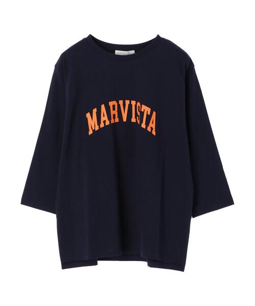 Green Parks(グリーンパークス)の「アーチロゴPtプルオーバー*(Tシャツ/カットソー・レディース・ライトグレー/ブラック/ネイビー/オフホワイト・FREE)」の7枚目の写真