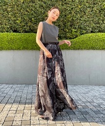 CREDONA | リバーシブルボタニカルSK(スカート)