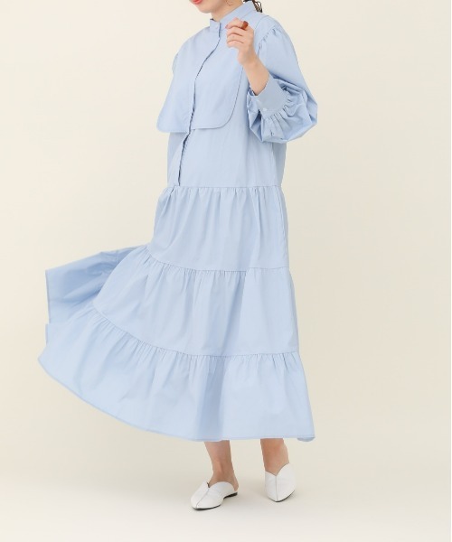 セール Zozo限定 サキシマamp ベストレイヤー風シャツワンピース ワンピース Sakishimatokyo サキシマトーキョー のファッション通販 Zozotown